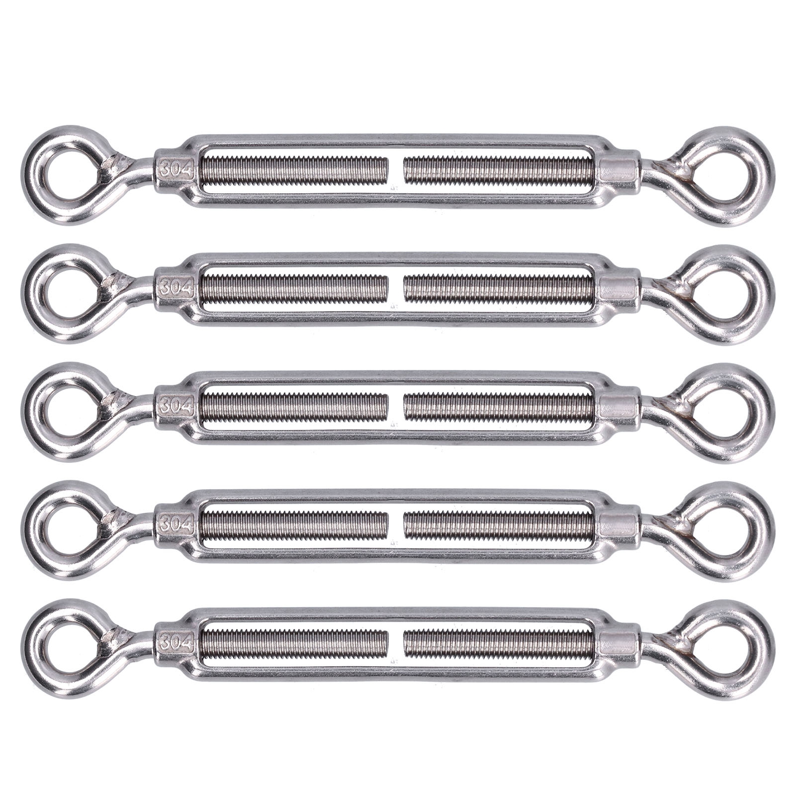 5 Ösenspanner Für Metallseile, Aus Edelstahl 304, Für Sonnensegel (m10)