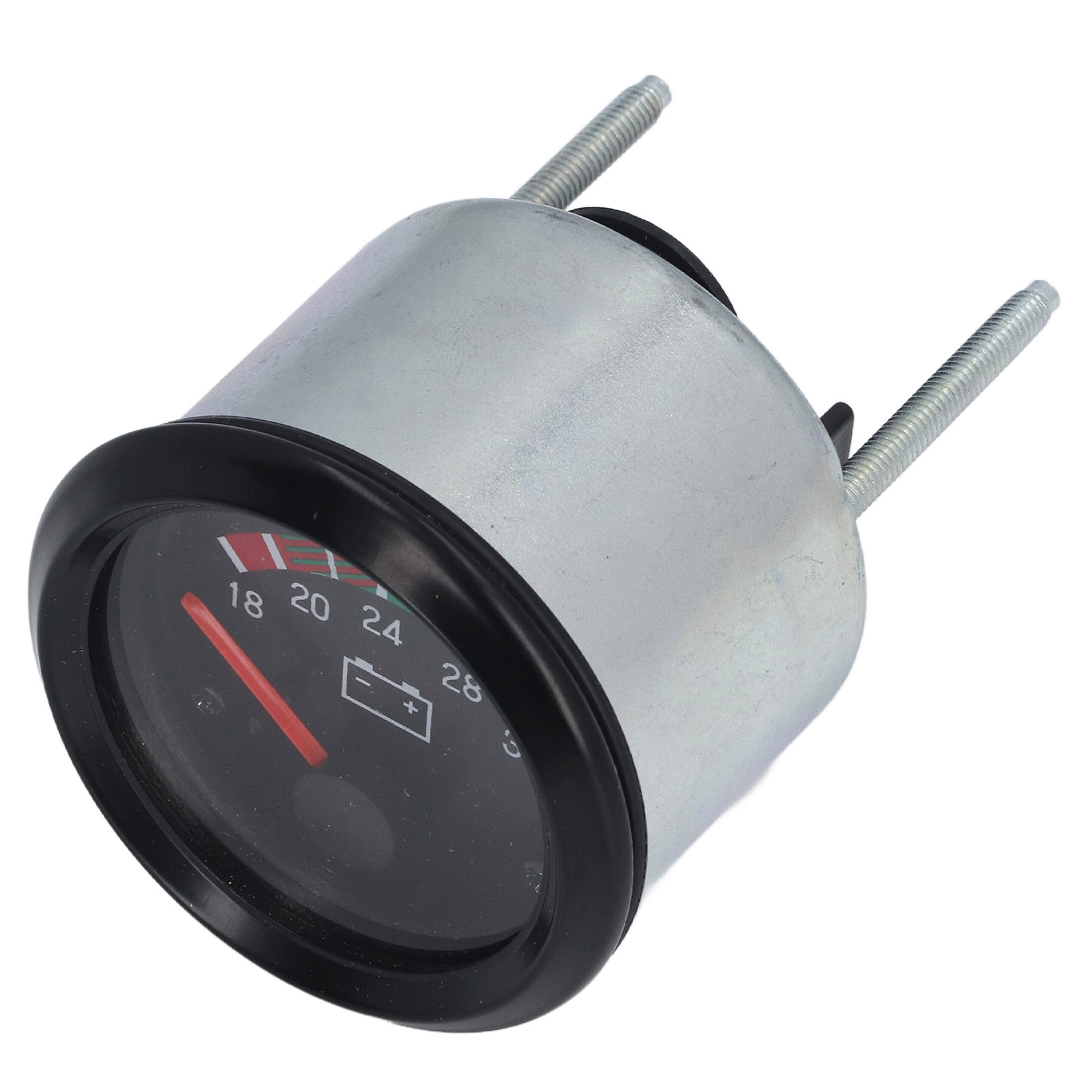 52-mm-led-voltmeter Aus Aluminiumlegierung Für 24-v-, 18-v- Und 32-v-dieselmotoren