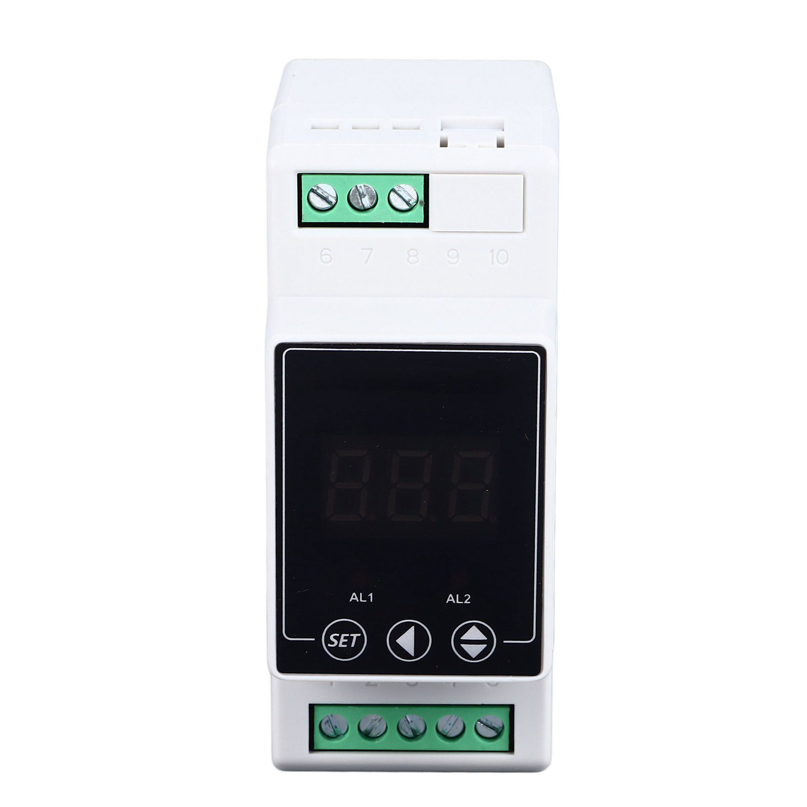 Temperaturregler Für Führungsschiene, Heizung Und Kühlung, Digitaler Thermostat, 2 Relais, 2 Meter Lange Zylindrische Sonde, 100–240 V Wechselstrom