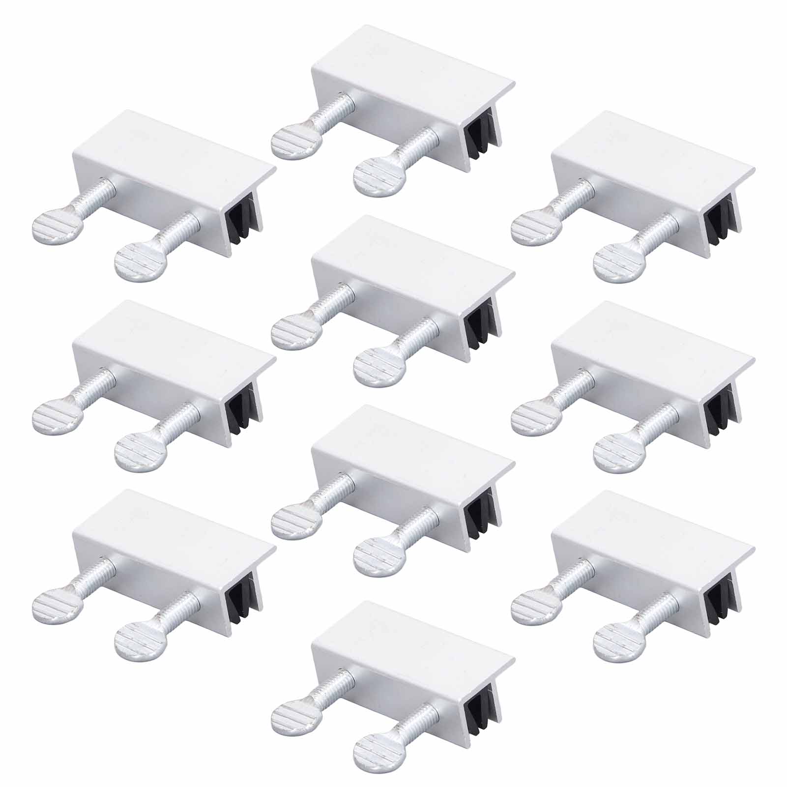 Set Mit 10 Schiebefensterverriegelungen Aus Aluminiumlegierung, Alterungsbeständig Und Verstellbar Für Die Sicherheit Ihres Zuhauses.