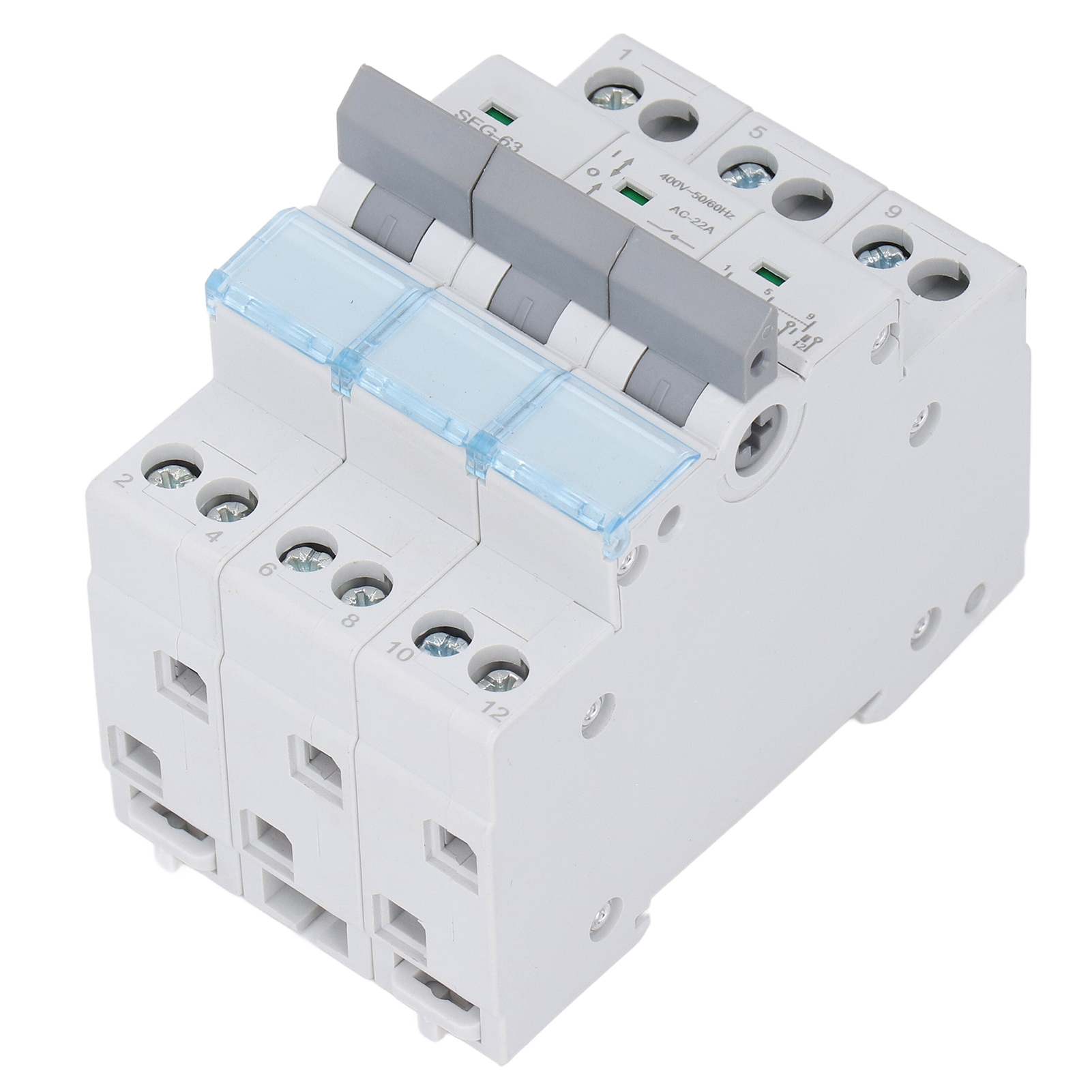 Dc-trennschalter Für Photovoltaik-solarmodule, 63 A 400 V Dreiphasiger Din-leistungsschalter, Doppelleistungs-trennschalter