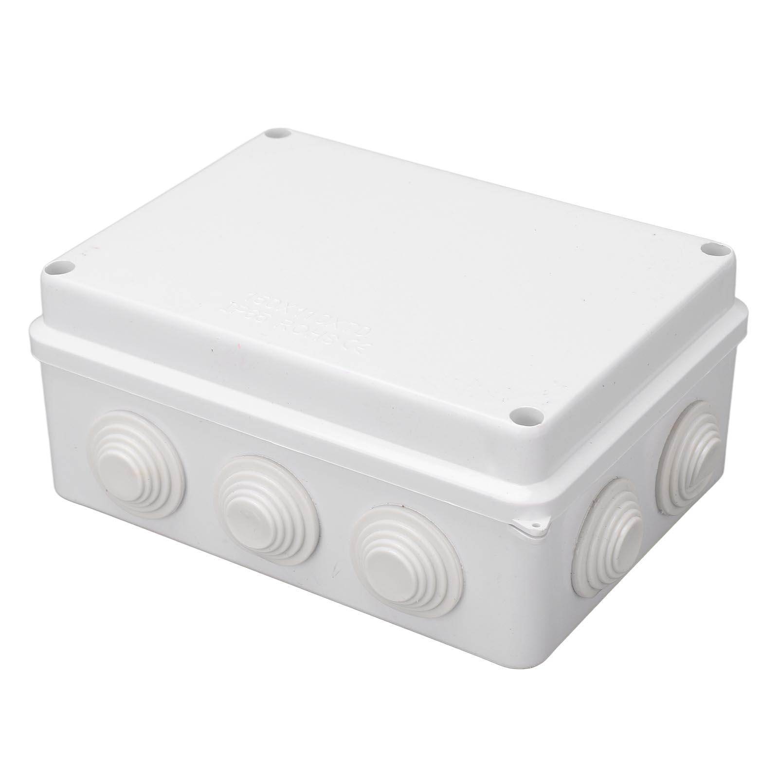 Wasserdichte Elektrische Anschlussdose Aus Abs Ip65, 150 X 110 X 70 Mm, Für Den Außenbereich.