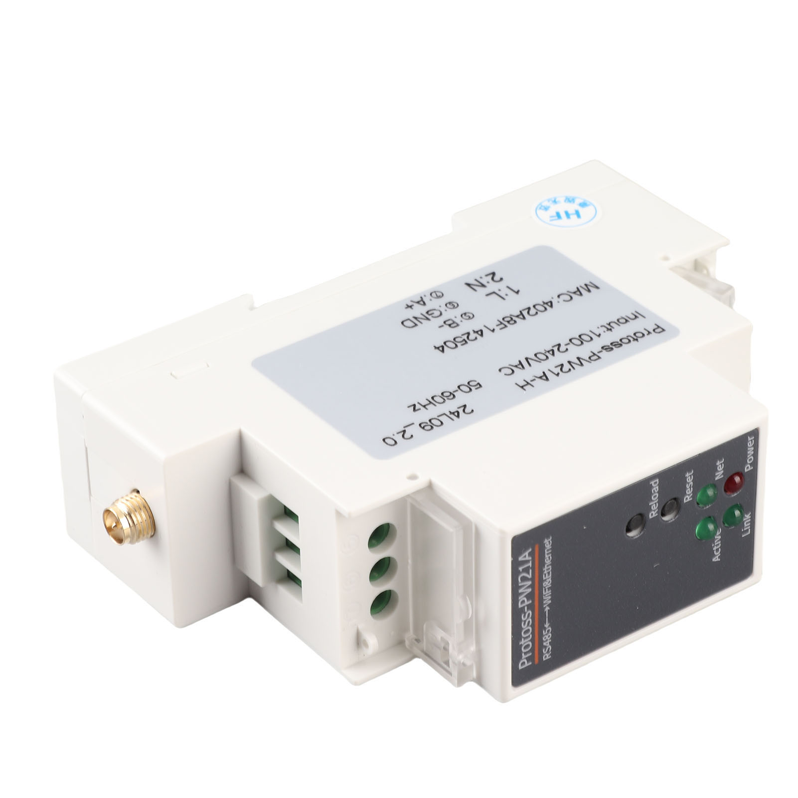 Rs485-zu-wi-fi/ethernet-ip-seriell-server Für Ecos Mit Antenne Pw21a-h Ac 100-240v