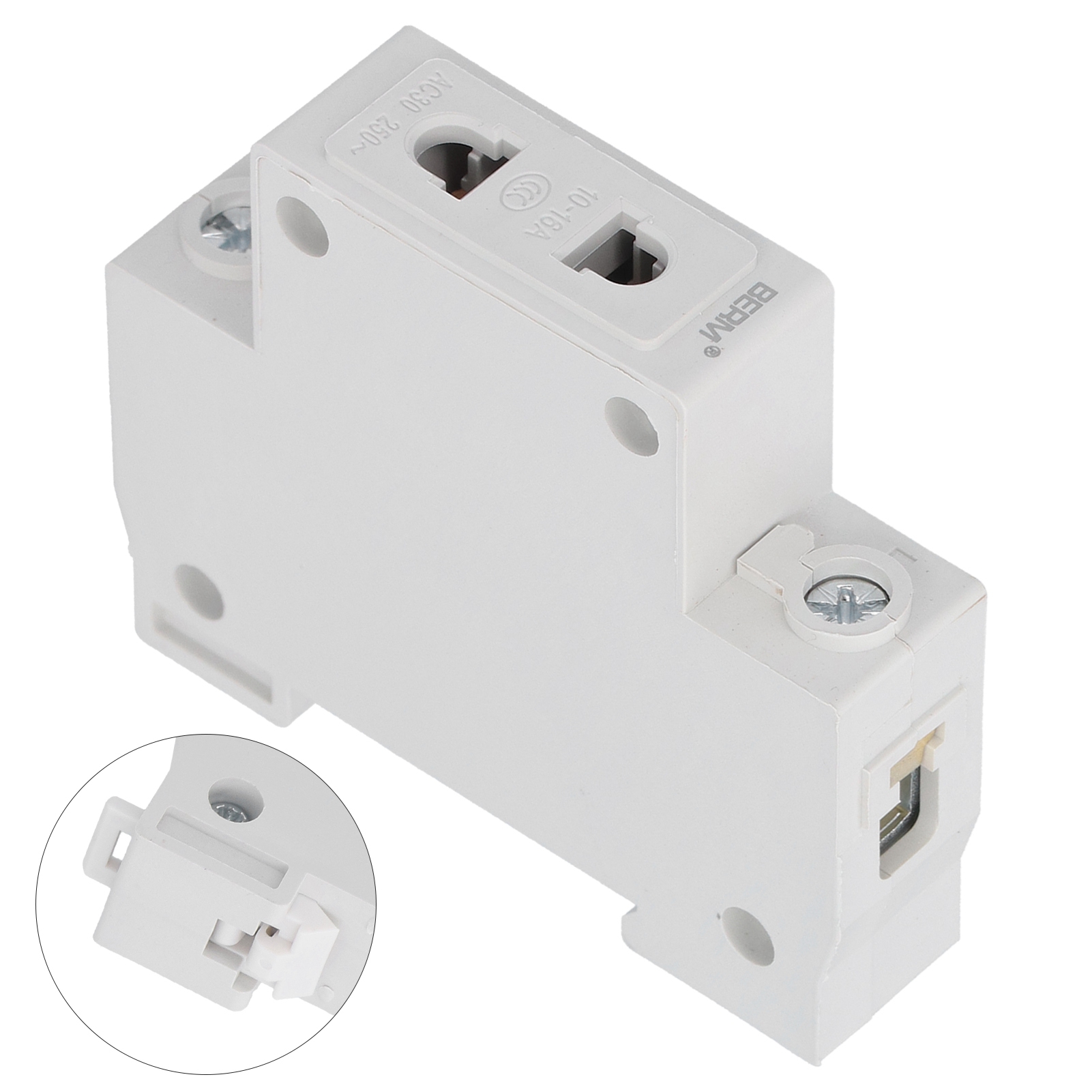 Berm 2-poliger Modularer Verteilerkasten, 250 V, Für Din-schienenmontage (12 Stück)