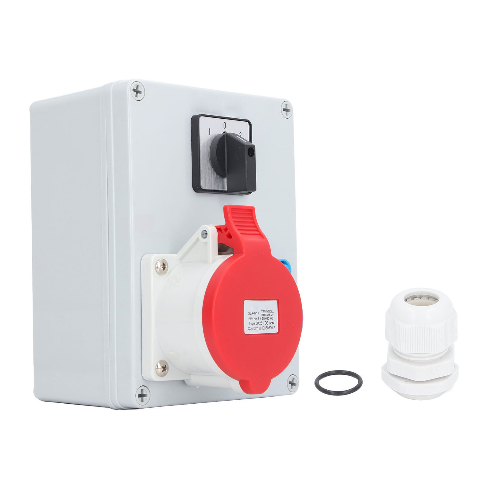 Cee 5p 32a 16a Wandverteilerkasten Mit Hauptschalter, Ip44 Wasserdicht, Für Gebäude