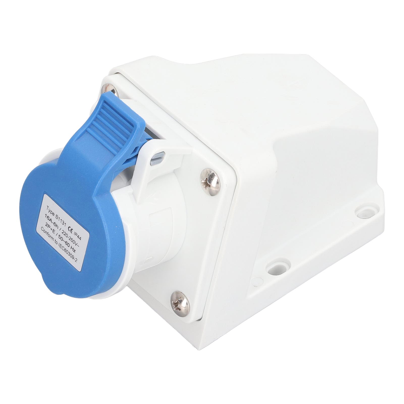 Ip44 Wasserdichter Industriestecker, Staubdicht, 3-adrig, 16 A, 2p+e, Netzkabel, 220–250 V Stecker