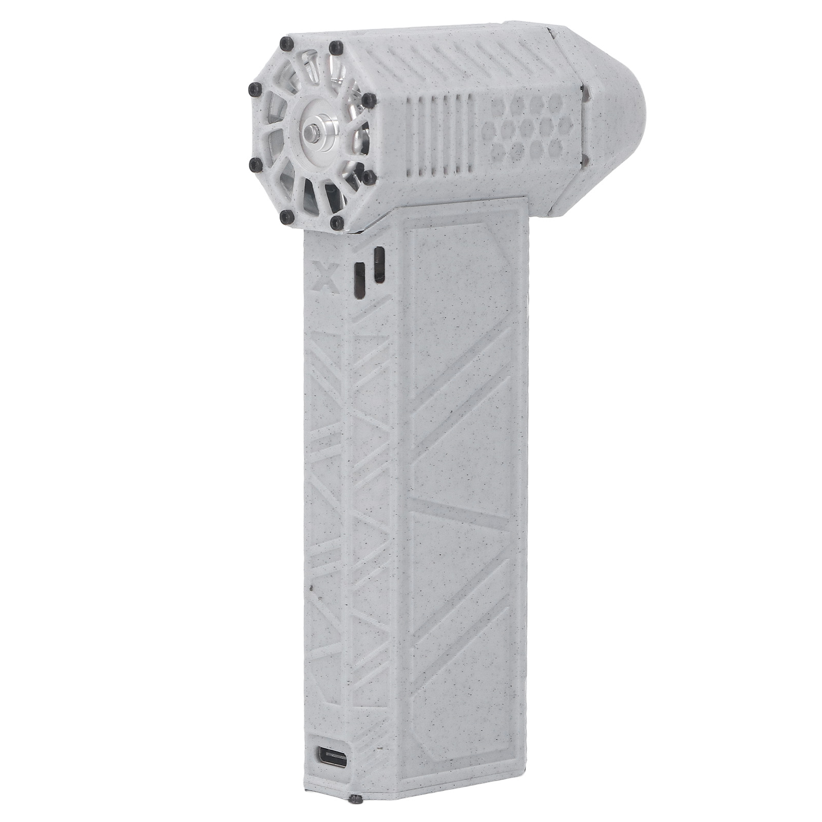 Jet Dry Gebläse, 120.000 U/min, Mini-akku-autotrockner, 3 Geschwindigkeitsstufen, Usb-c-ladeanschluss, Super-tastaturventilator, Weiß