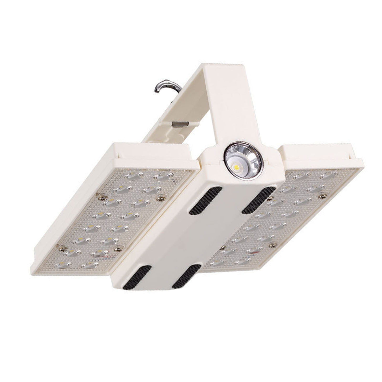 Faltbare Solar-campinglampe, Typ C, 2200 Mah, Ip66 Wasserdicht, Für Zelte, Ideal Für Notfälle, Hurrikane Oder Wanderungen (weiß).