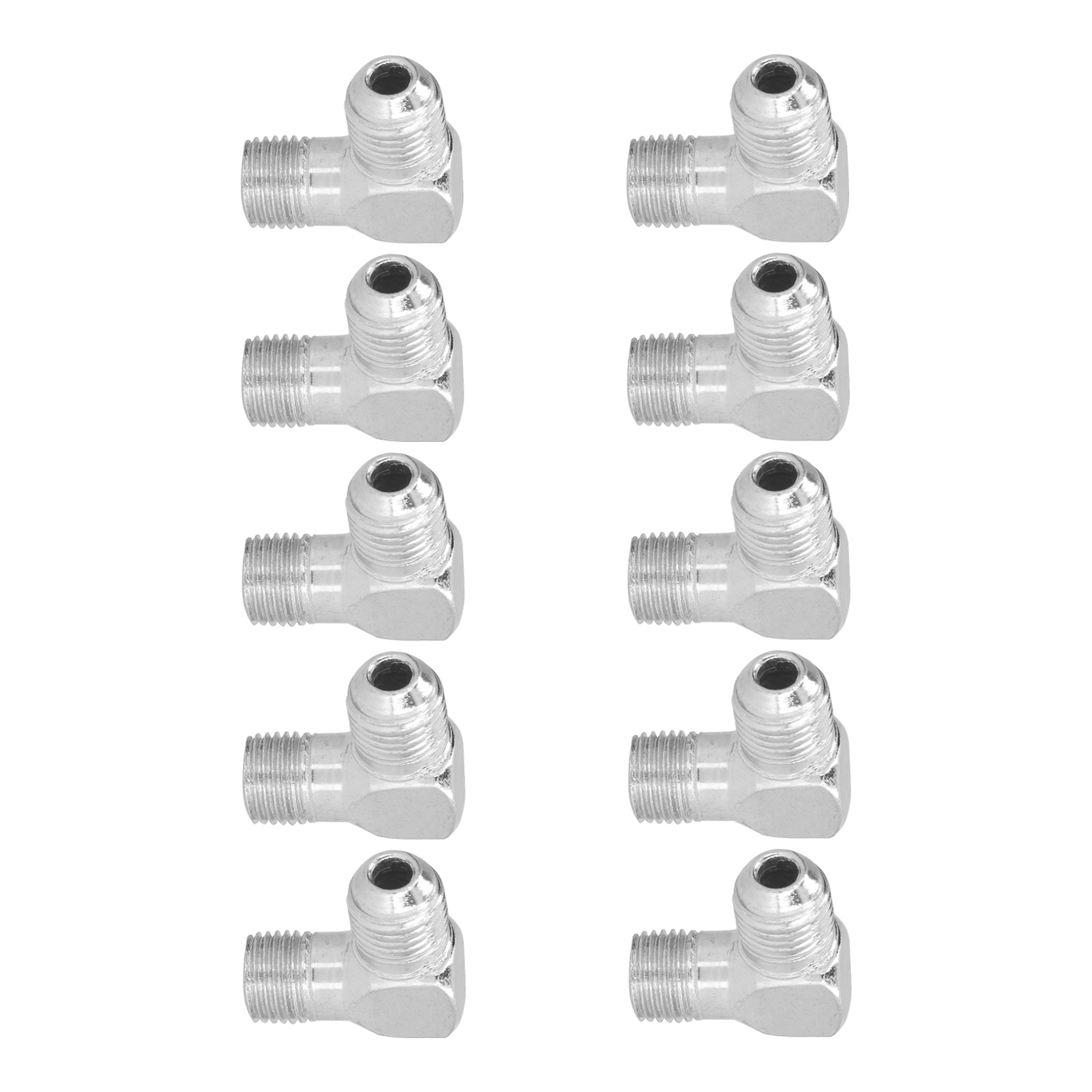 10 Robuste 1/4 14 Mm Weißblech-winkelstücke Für Luftkompressoren (verlängerte Ausführung), Luftpumpenzubehör Für Die Langzeitlagerung (10 Stück).