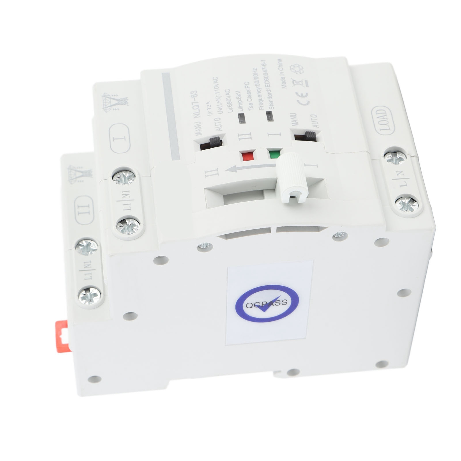 Automatischer 2p 32a Dual-power-umschalter Mit Millisekunden-umschaltung Für Generatoren