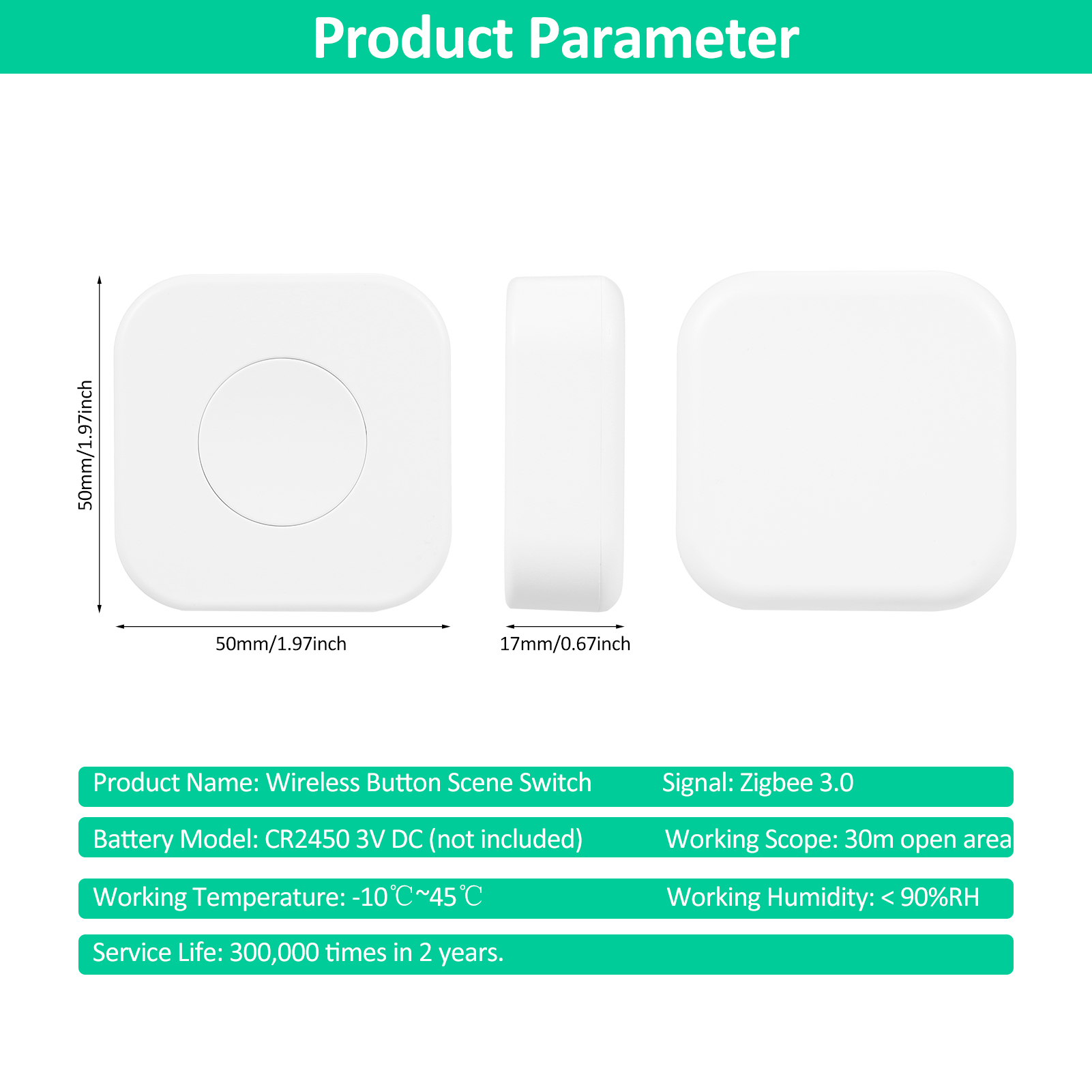Intelligenter Zigbee 3.0-schalter, Mini-schalter Für Die Hausautomation Zum Selbermachen, Fernsteuerung Per App, Intelligenter Lichtschalter Für Haushaltsgeräte