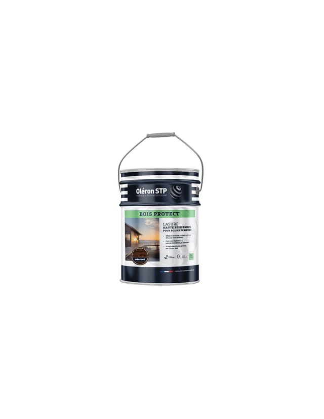 Technima Oléron Holzlasur Schutz Dunkle Eiche 5l - Technima