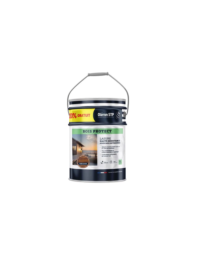 Technima Oléron Holzlasur Schutz Eiche Mittel 5l+20% Gratis - Technima