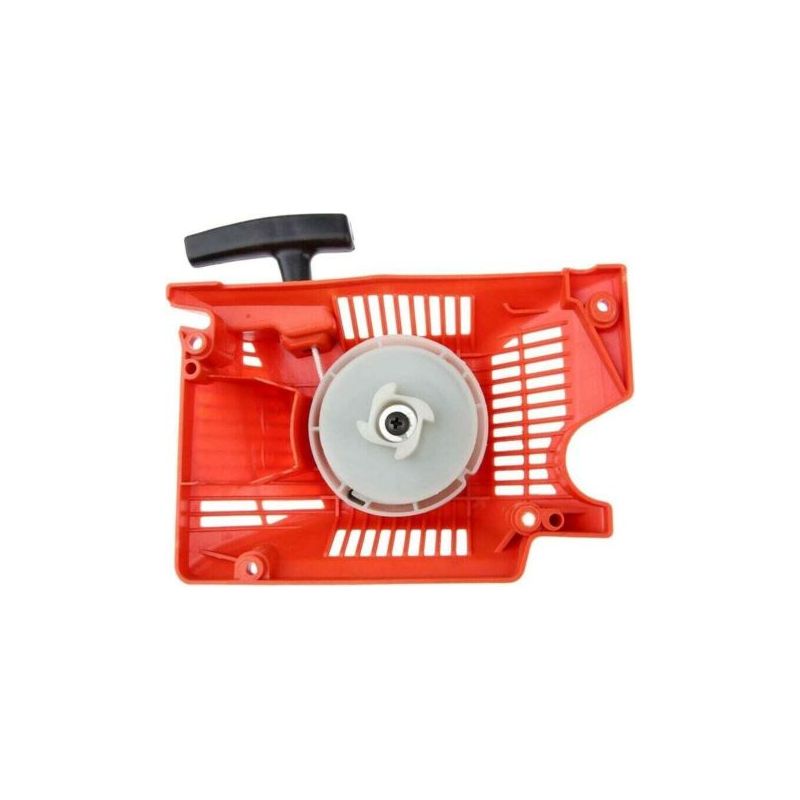 Démarreur À Lanceur Simple 45 Cc 52 Cc 58 Cc Pour Tronçonneuse Chinoise 4500 5200 5800 Rouge,-chrom