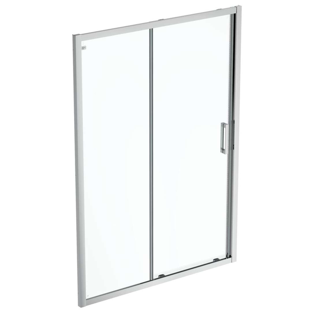 Ideal Standard - Schiebetür, 2-teilig, 110 Cm, Silver Bright/klarglas K9275eoroz2