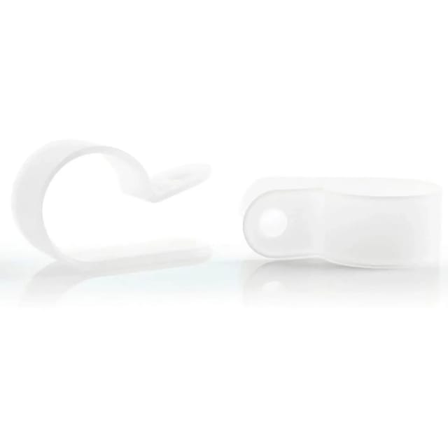Wkk - Klemmschelle 9/16 Zoll - Rohrschelle Für Kabel Und Rohre, Schlauchhalter Wand, Polyamid Transparent
