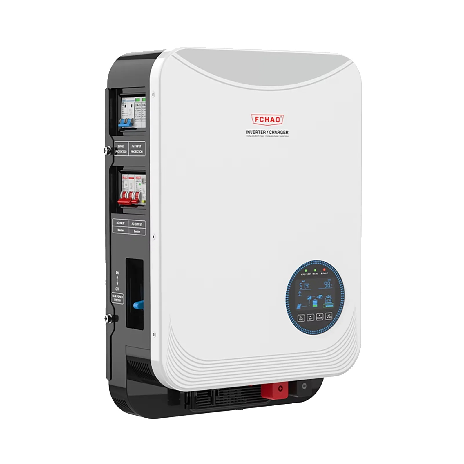 Hybrid-solarwechselrichter, Reiner Sinuswellenausgang, Konfigurierbarer Mppt, 4200w 24v-hl-wifi, 220-240v-a