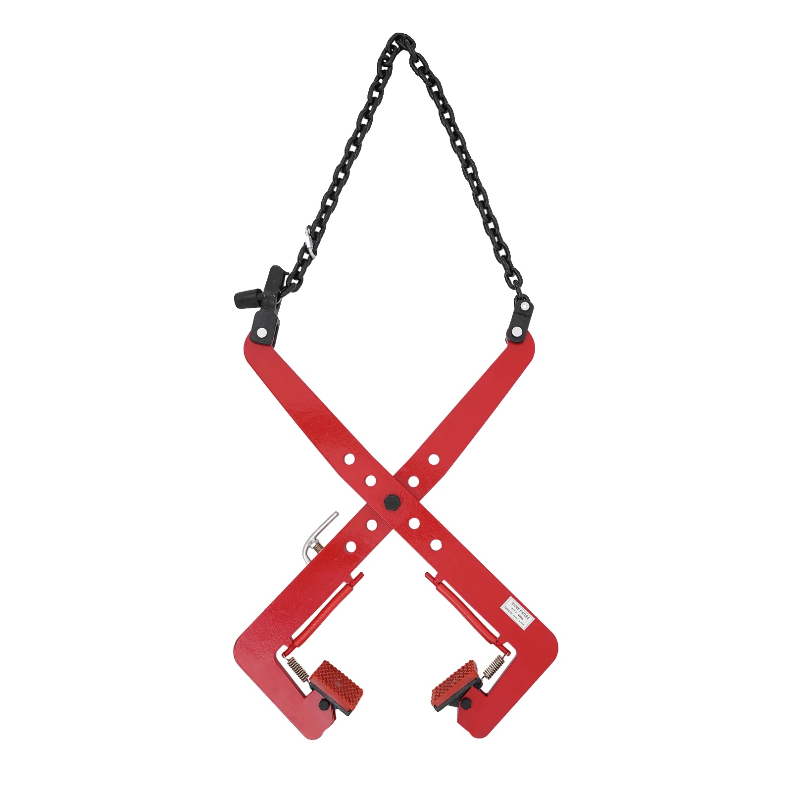 Hebeklemme, Verstellbare Öffnung, Robuste Bauweise, Rot