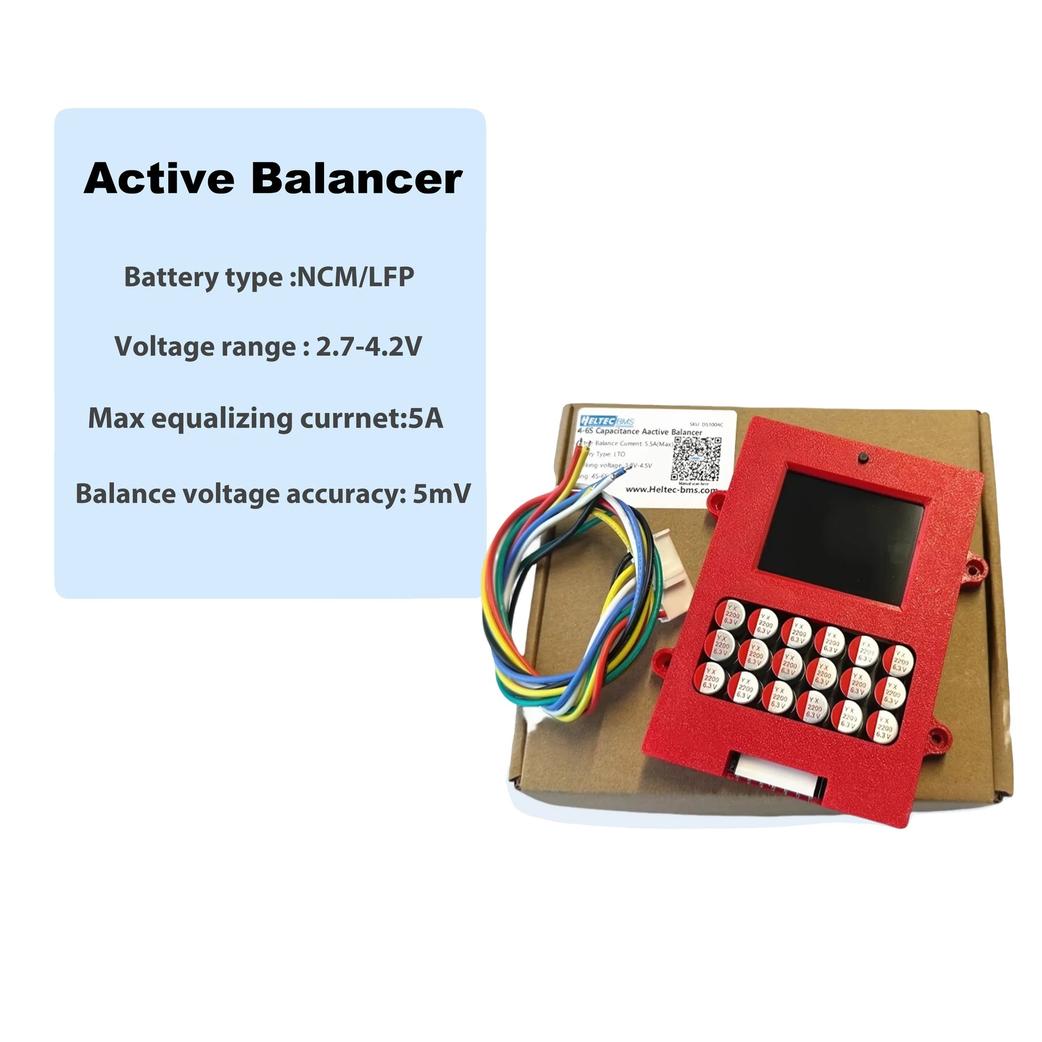 Batterie-balancer, Aktive Balancing-technologie, Unterstützt Mehrere Spannungen, 6s Ncm Lfp Balancer