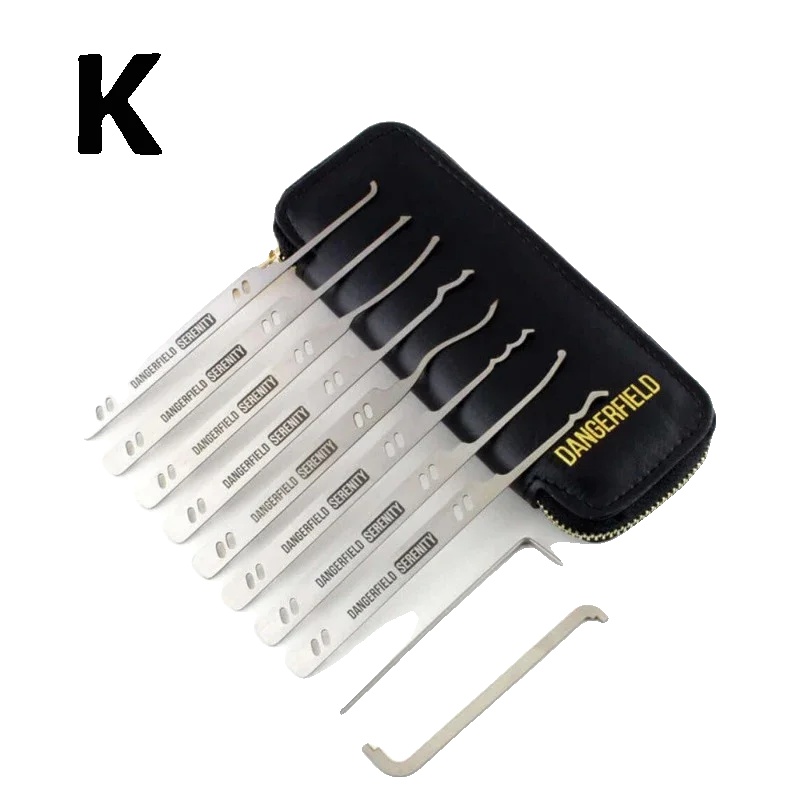 Lockpicking-set, Langlebiger Edelstahl, Vielseitige Picks, K