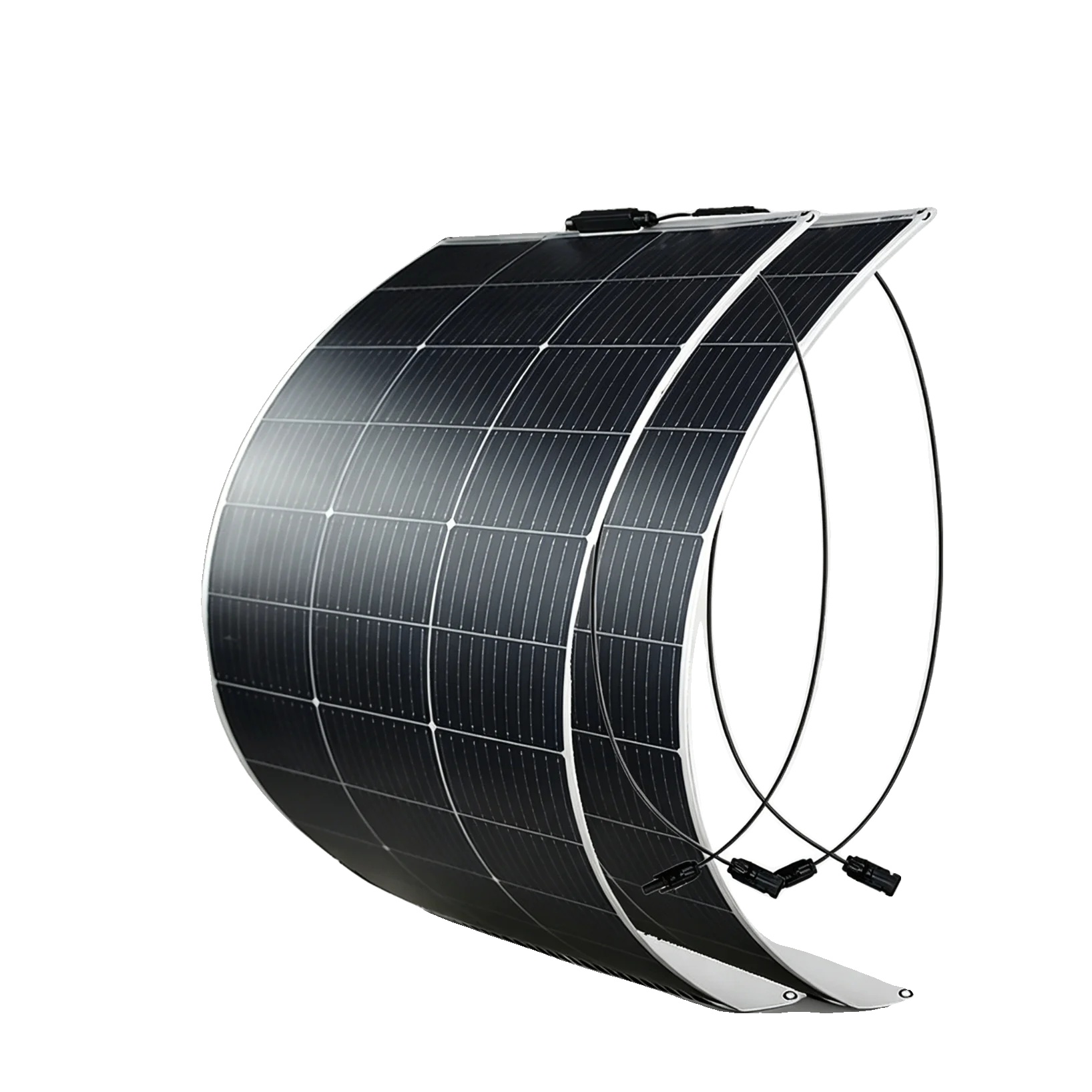 Flexibles Solarpanel, Hohe Effizienz, Wasserdichtes Design, 2 Stück 125w Panel
