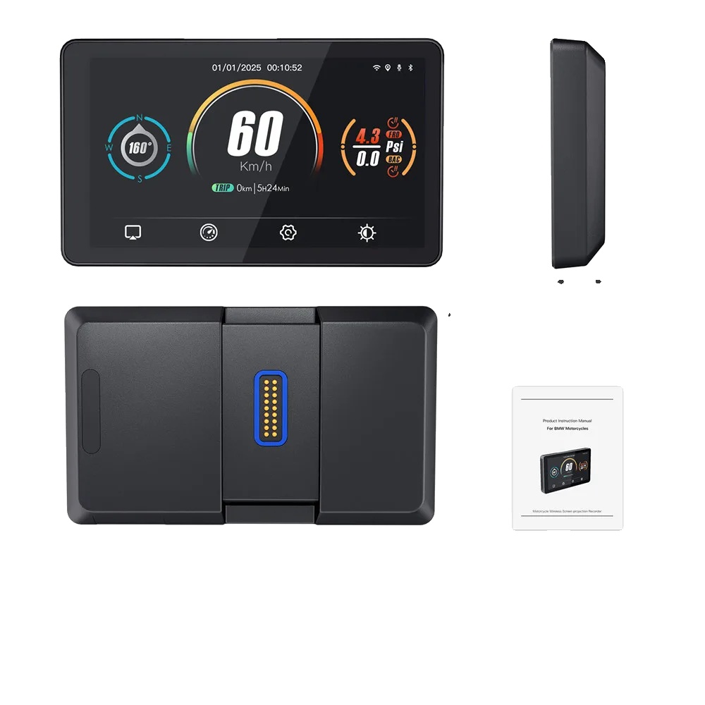 Motorrad-navigationsbildschirm, Kabelloses Carplay, Android Auto-kompatibel, Mb6