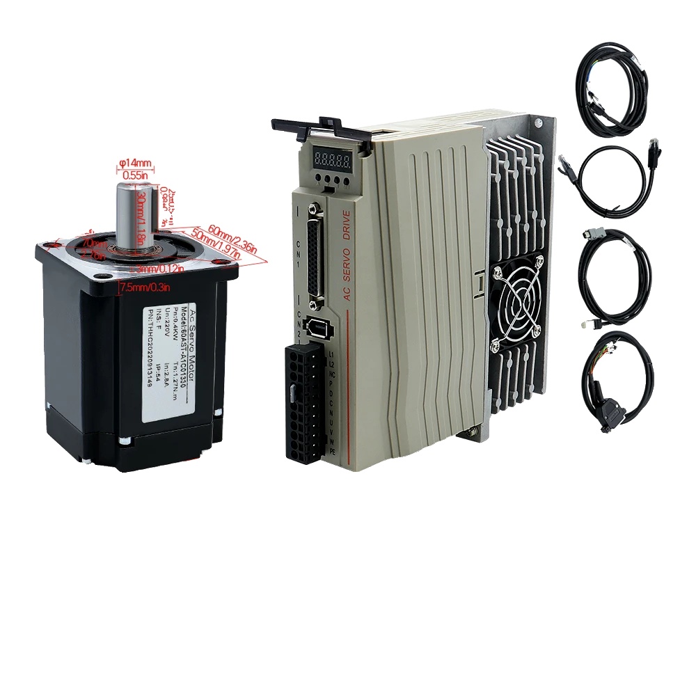 Servomotor, Hohe Drehmoment, Vielseitige Steuerungsoptionen, 400w, 220v