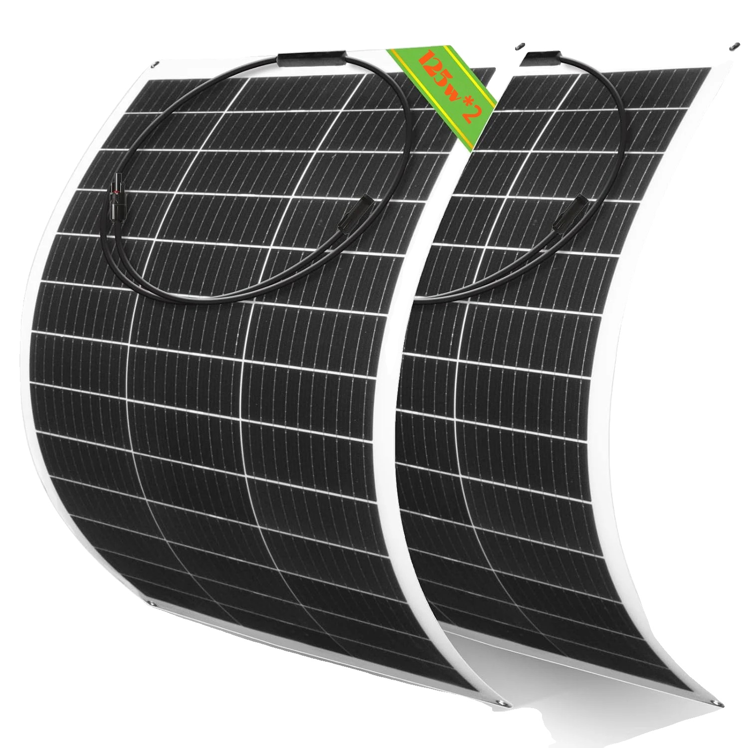 Flexibles Solarpanel, 125w Maximale Leistung, Monokristallines Silizium, 250w Pet Panel
