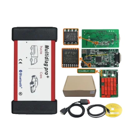 Obdii-scanner, Multi-marken-kompatibilität, Umfassende Diagnosen, Rot
