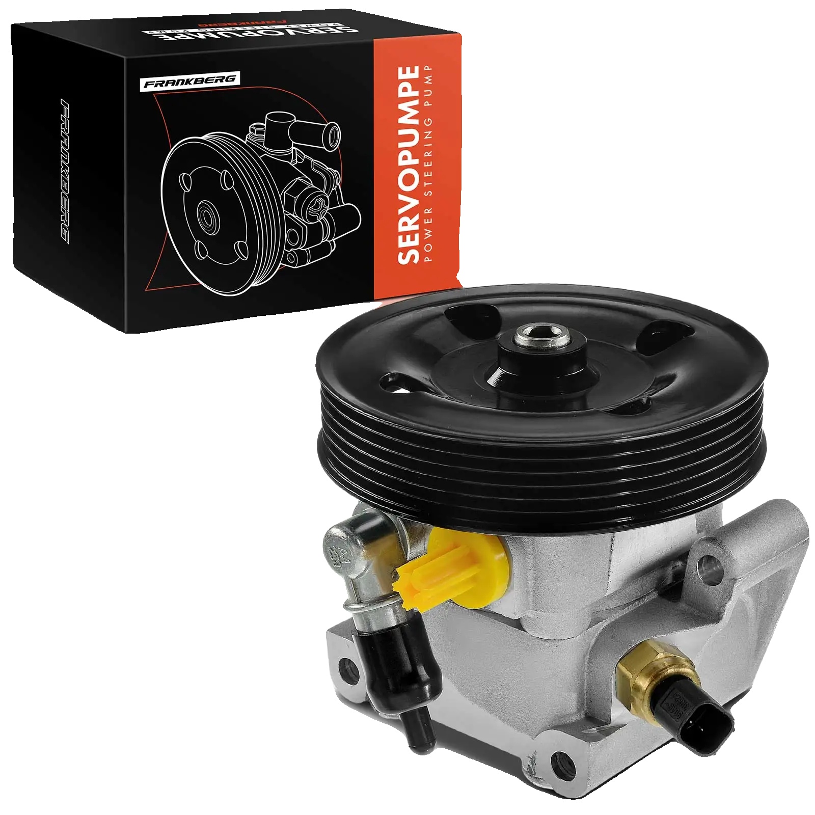 Hydraulische Servopumpe, 104 Bar Druck, 123 Mm Riemenscheibendurchmesser, 6 Rippen, Kompatibel Mit Ford Focus C-max Ii / Focus Ii-iii