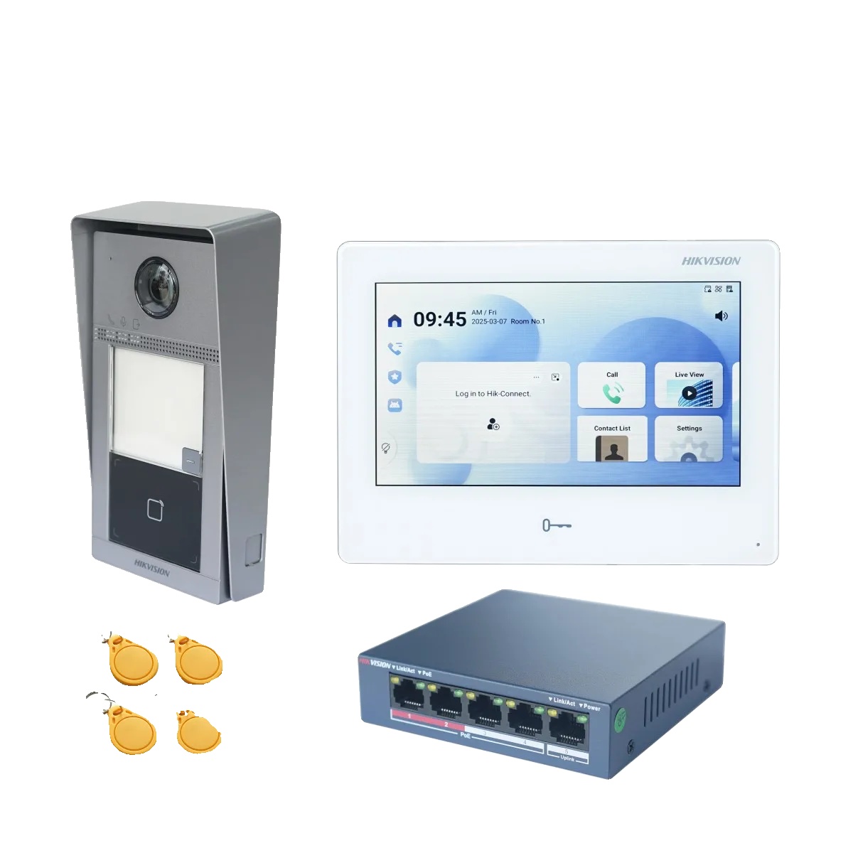 Intercom-system, Freisprechkommunikation, Hochauflösende Video, Oberflächenbox-kit