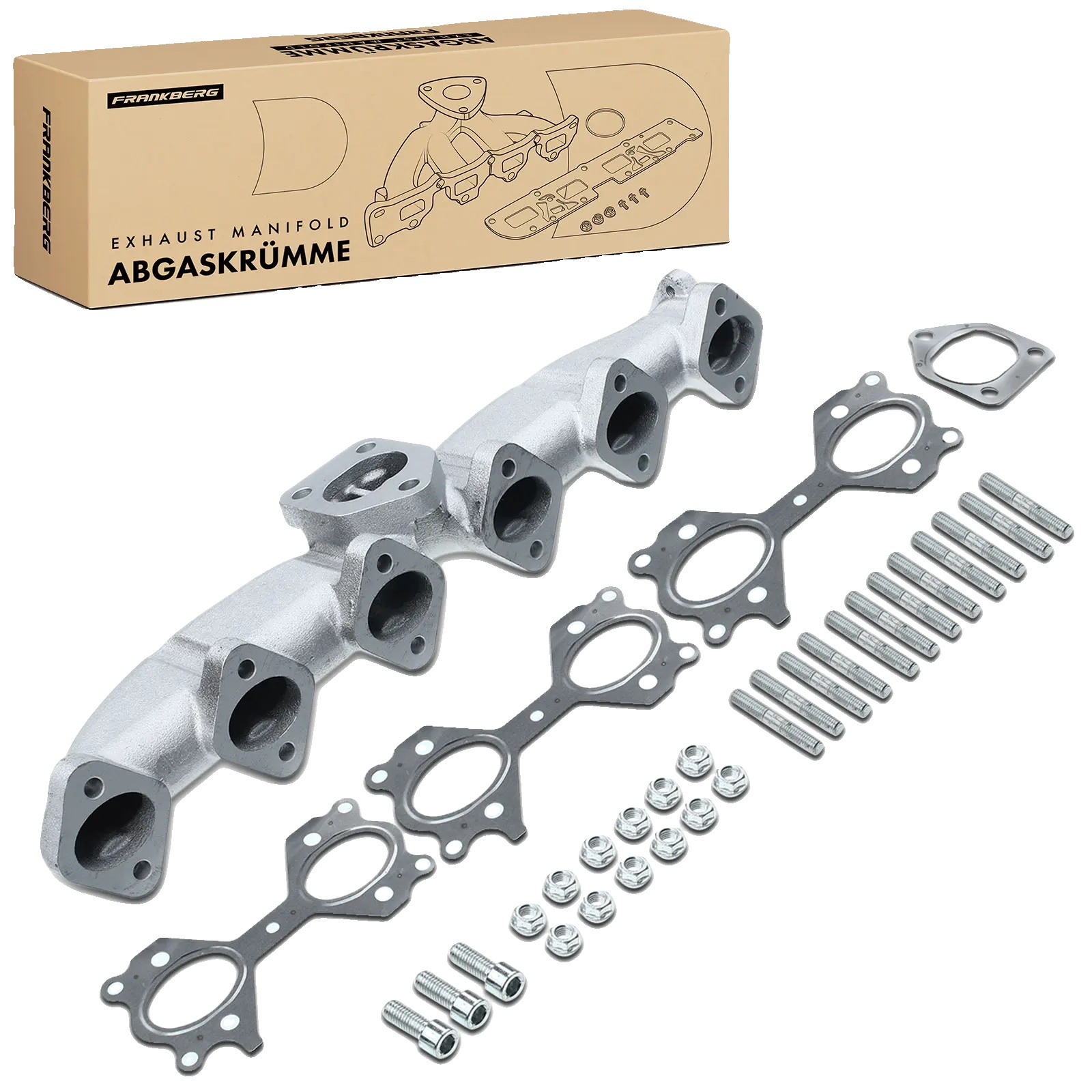 Auspuffkrümmer, Gusseisen, Länge 0,001 Mm, Kompatibel Mit Premium-automobil E46 330d, Austauschteilnummer 11622248166, Herstellernummer 11622248166