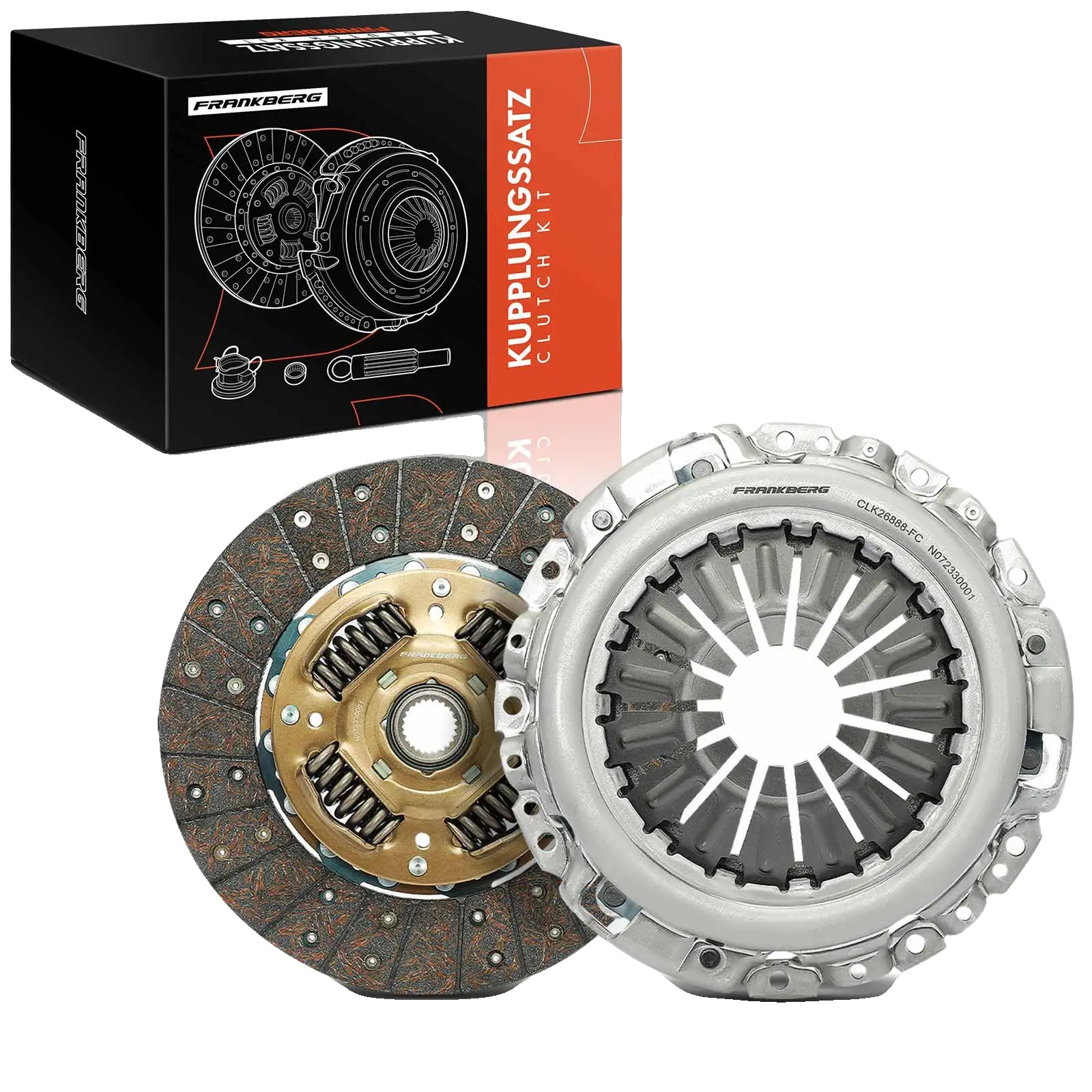 Kupplungssatz, Durchmesser 250 Mm, 24 Zähne, Kompatibel Mit Nissan, Inklusive Ausrücklager, Ohne Schwungrad