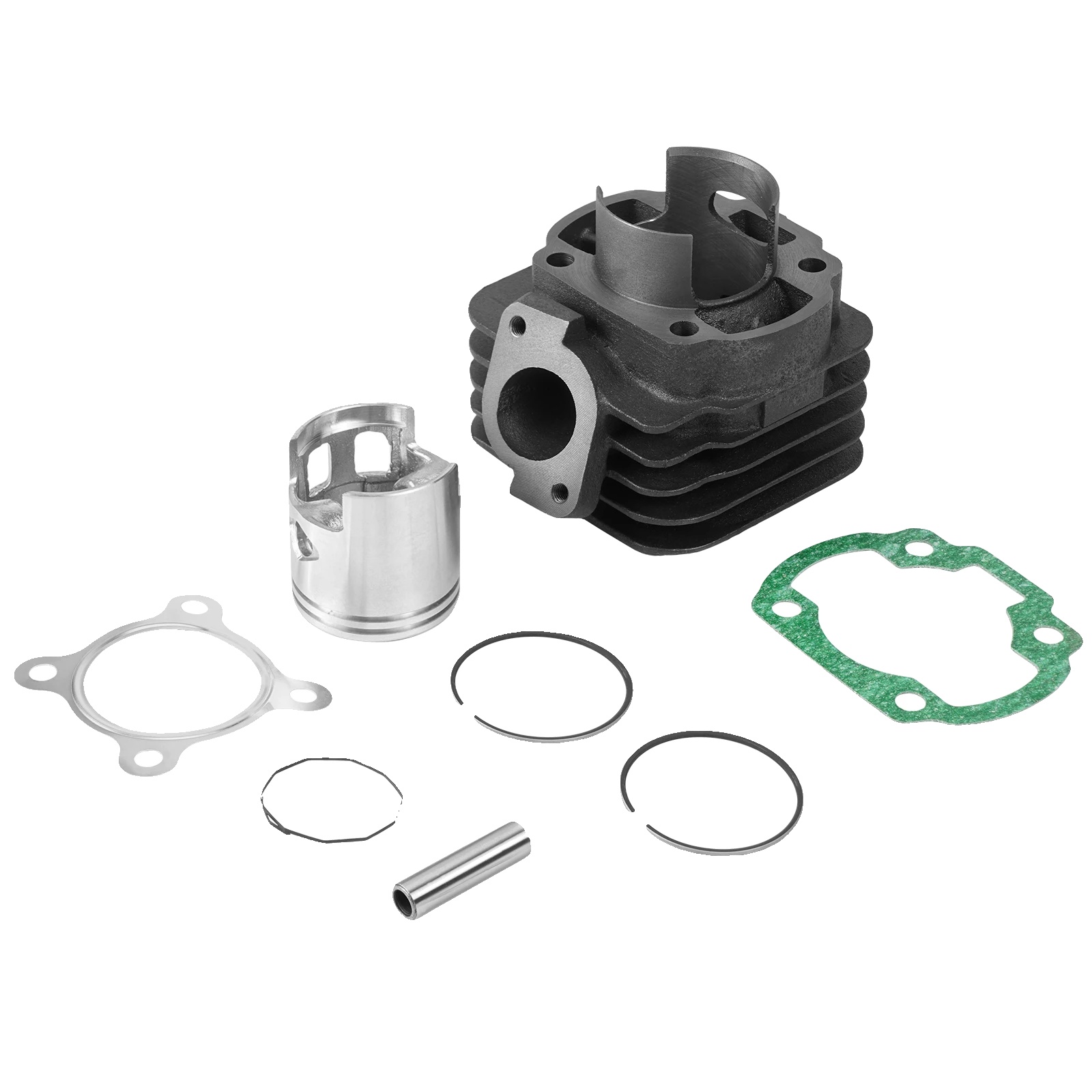 Big Bore Kit, 70cc Leistungssteigerung, Kompatibilität Mit Mehreren Zweirädrigen Fahrzeugen, Silber