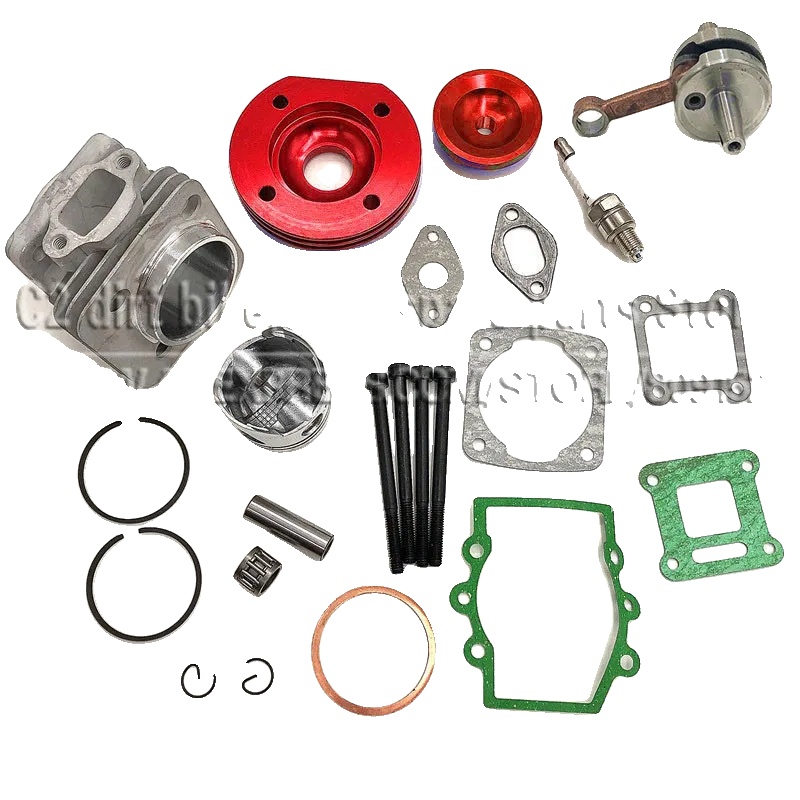 Motorzylinderkit, Hochleistung, Vollkreis-kurbelwelle, Rotes Kit