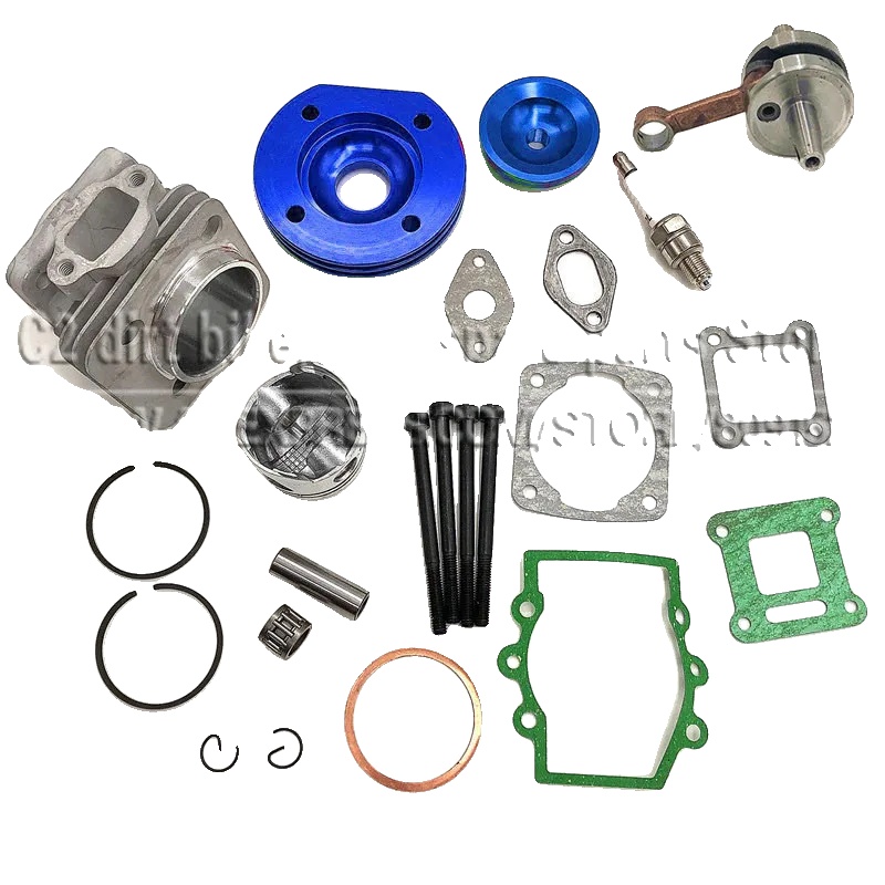 Motorzylinderkit, Hochleistung, Vollkreis-kurbelwelle, Blaues Set