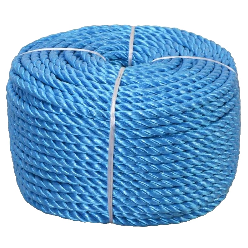 Seil, Polypropylenmaterial, Hohe Zugfestigkeit, Blau
