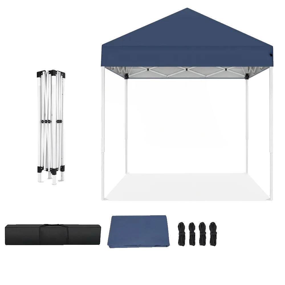 Pavillon, Tragbares Design, Verstellbare Höhen, Blau