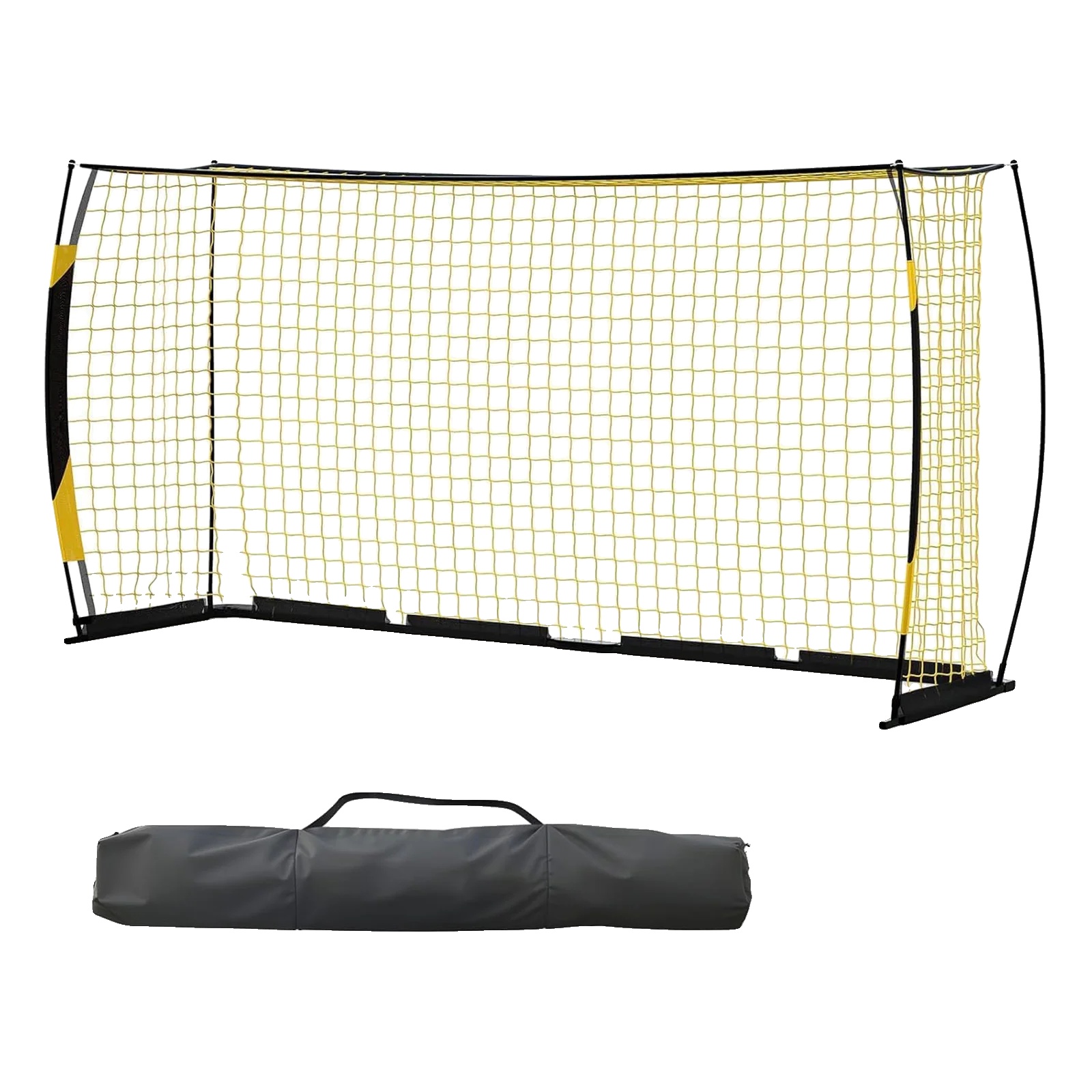 Fußballtor, Robuster Rahmen, Tragbares Design, Gelb