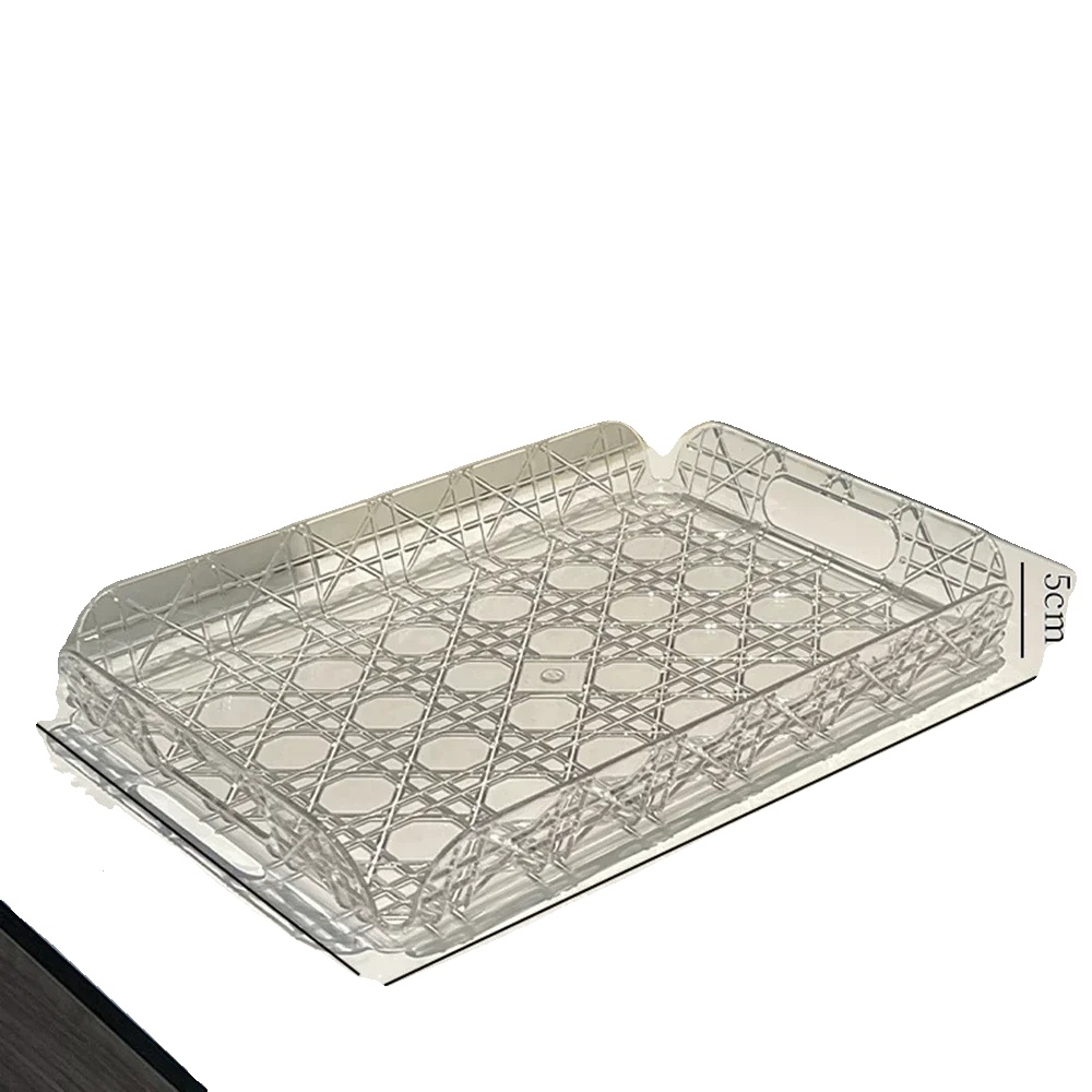Aufbewahrungstablett, Modernes Design, Umweltfreundliches Material, Groß