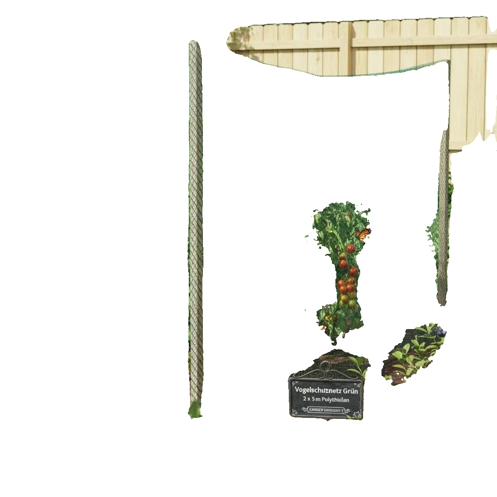 Vogelschutznetz, Leicht, Uv-beständig, Armeegrün