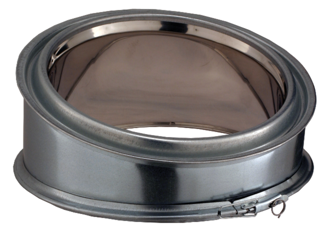 15° Bogen Isoliert Edelstahl/galvanisiert Ø230 Poujoulat Ec15°-230 - 32230001