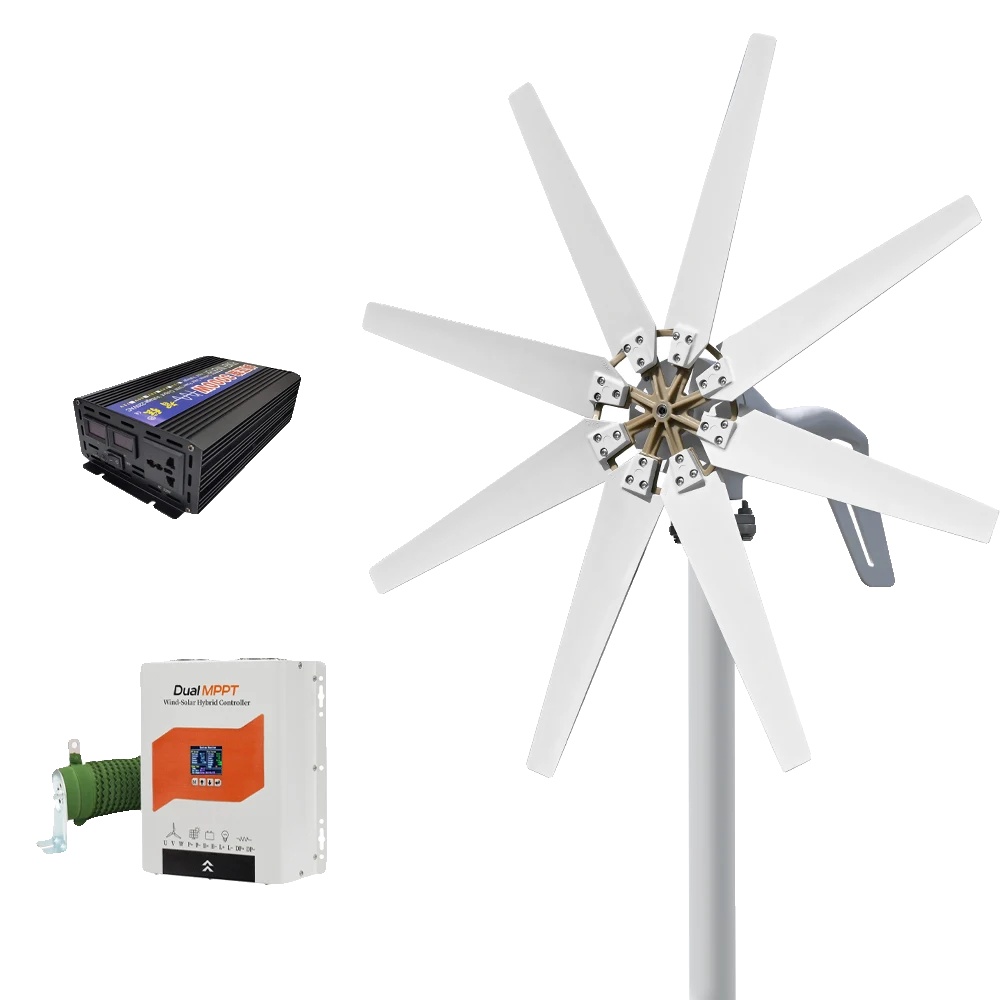 Windturbinen-generator, Hohe Leistung, Einfache Installation, Insel-system 1-a, 2000w-b, 12v