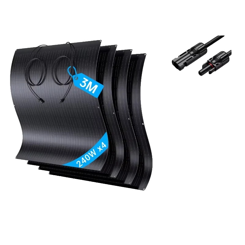 Solarpanel, 240w Flexibles Design, 17,55% Hohe Effizienz, 240w 4