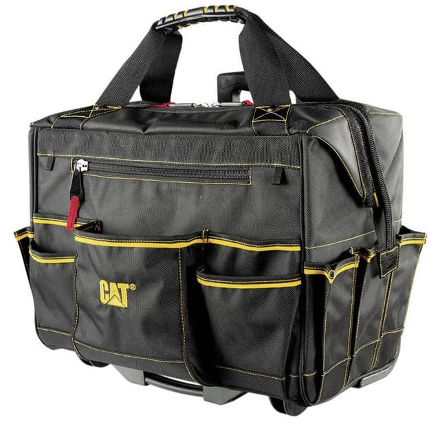 Rolling Tool Bag (l X W X H) - 470 X 280 X 420 Mm (no Tools Included) 980198n Rolltasche Unbest - Cat