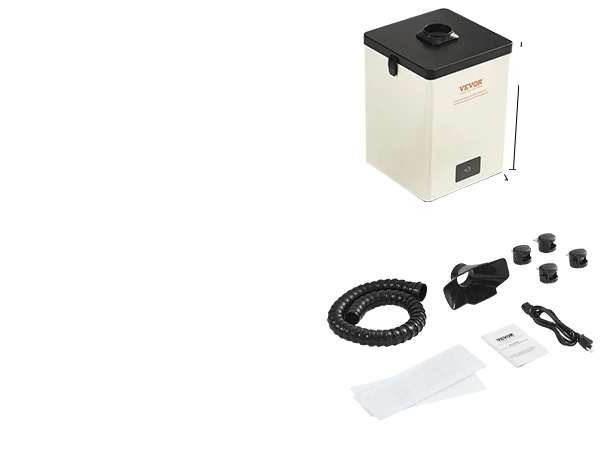 Rauchabsauger, Starke Saugkraft, 3-stufen-filter