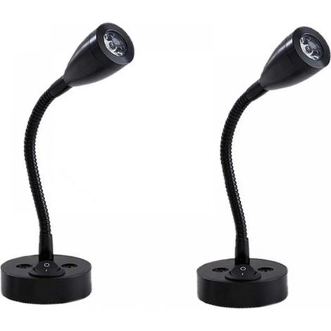 2 Stück Led-leseleuchten 12v Mit Einstellbarem Schalter, Wandlampe, Innenlicht Für Wohnmobile, 6000k Weiß Für Wohnmobile
