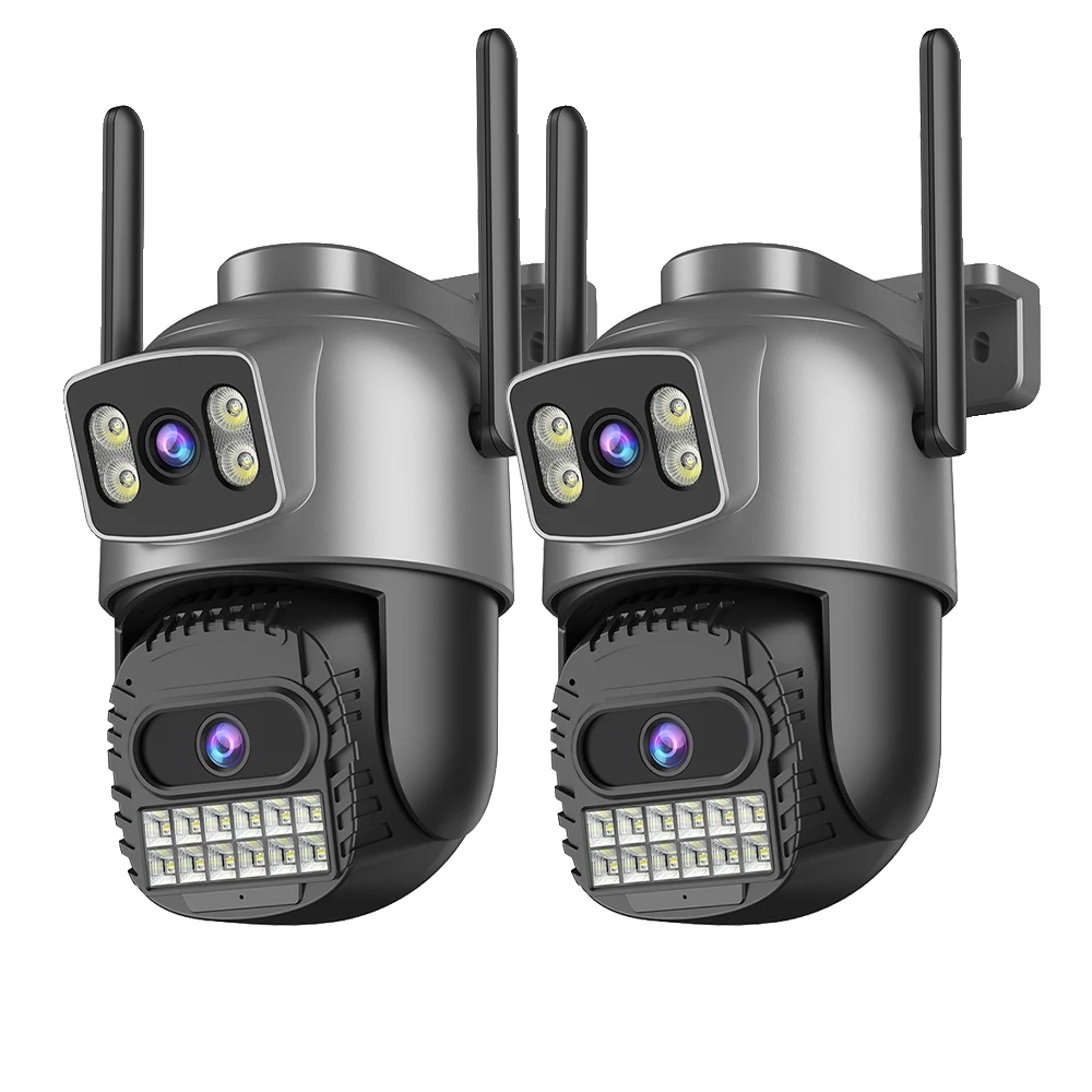 Sicherheitskamera, 10mp Auflösung, Dual-band Wifi-konnektivität, 2 Stück 10mp Kamera, Eu-stecker