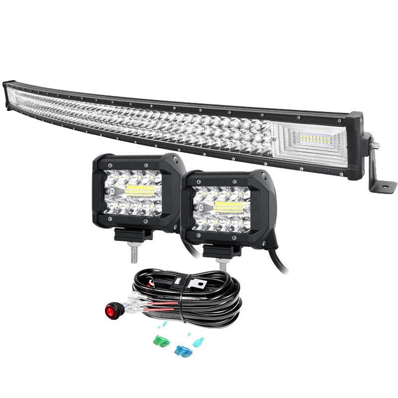 Led-lichtleiste, Hohe Leistung, Wasserdichtes Design, 7d 50in Gebogen