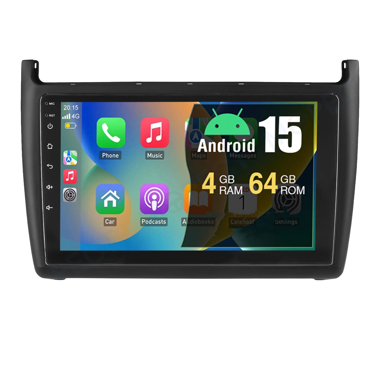 Auto-audiosystem, Touchscreen, Navigationsgerät, Kompatibel Mit Polo 6r 6c V 2009-2017, 4g-64g Carplay, Quad-core